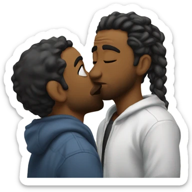 Kissing the homies goodnight  sticker