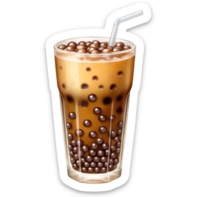 I ❤️ boba sticker