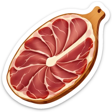 Un jamón serrano  sticker