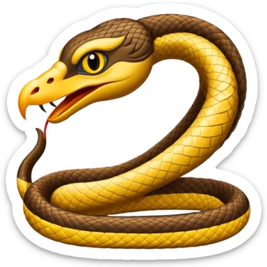 Una águila con una serpiente  sticker