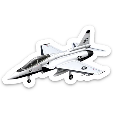 Jet Trainer - T-38 Talon - Northrop Grumman (Model Year: 2021) (Iconic colour: White and black) sticker