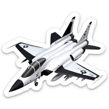 Jet Trainer - T-38 Talon - Northrop Grumman (Model Year: 2021) (Iconic colour: White and black) sticker