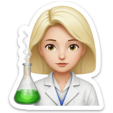 woman alchemist sticker