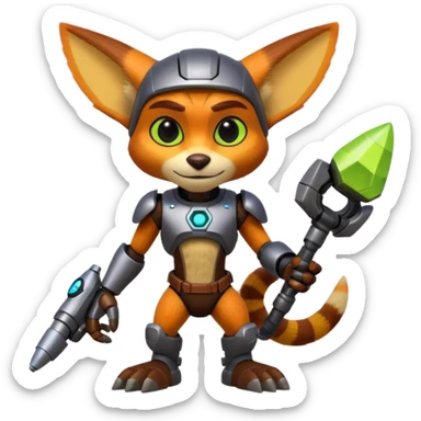 Ratchet et clank sticker