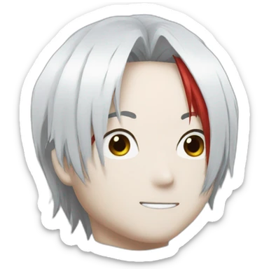 Shoto Todoroki sticker