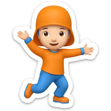 Pocoyo bailando sticker