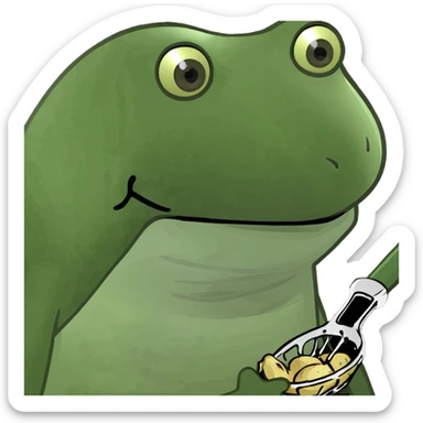 Potato masher sticker