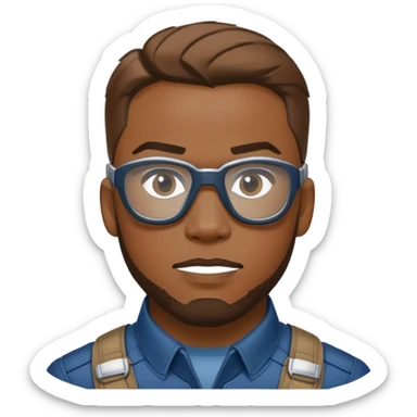 sam wilson wear safety glasses from  from captain america: civil war sticker