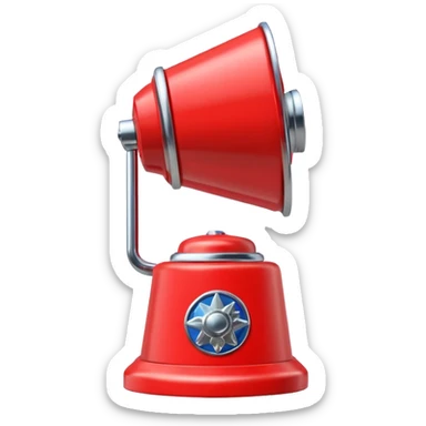 police Siren  sticker