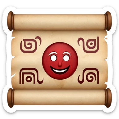 now create a hindi emoji depicting the language solely sticker