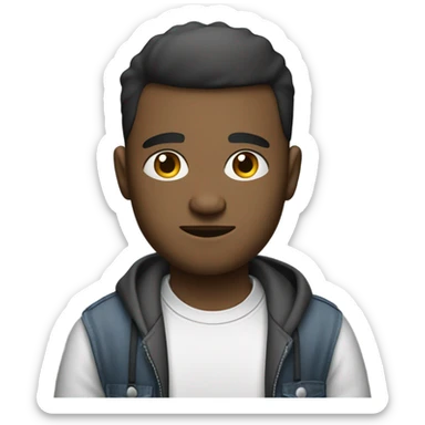 I am a tech bro loosing my hair sticker