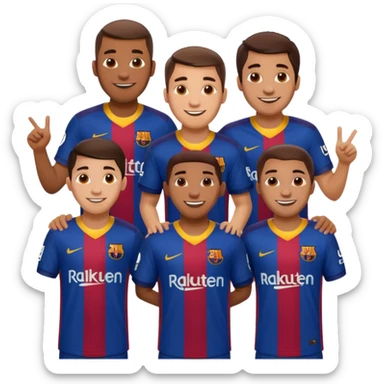 FC BARCELONA SMALL FOR CHATTING sticker