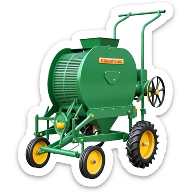 agricultural seeding machine, farm equipment for planting seeds sticker