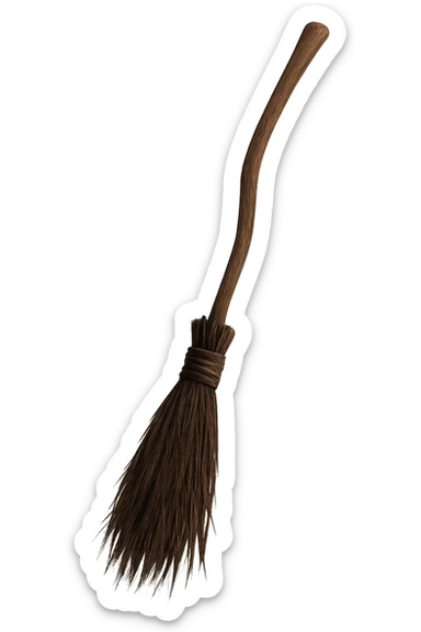 Halloween broomstick. remove background  sticker