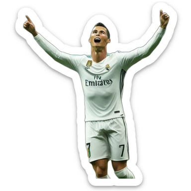cr7 celebration sticker