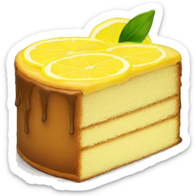 Lemon cake sticker