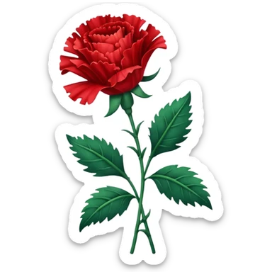 Un clavel rojo  sticker