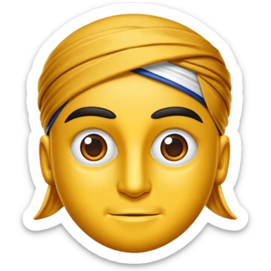 Kırmızı ortasında sarı hilal olan bayrak sticker