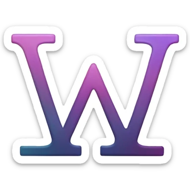 greek letter: delta, in lower case, in prism color sticker