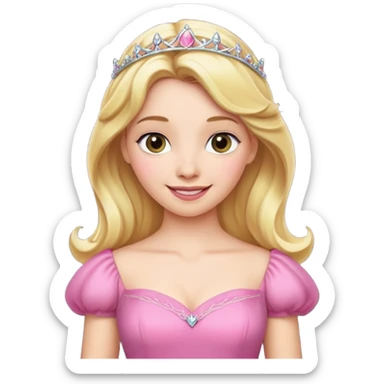 Emoji de la princesa  aurora   sticker