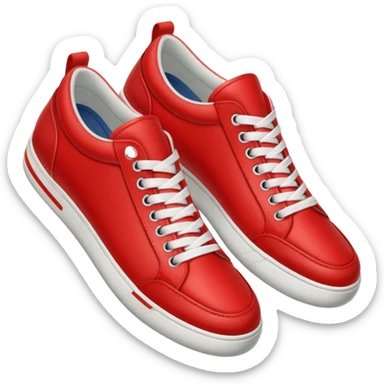 a pair of sneakers: rojos sticker