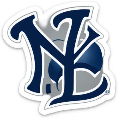 NYY logo sticker