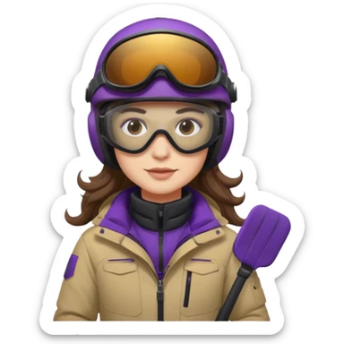 dark purple snowmobile, me Sitting on snowmobile goggles and helmet not covering my face brown eyes long wavy hair white skin dark purple formula 1995 snowmobile change sled color dark purple and white not yellow Snowmobile helmet and goggles, not on my face pants black remove face goggles sticker