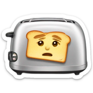 Trump as toaster sticker
