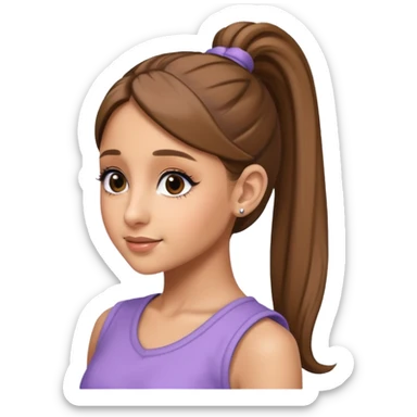 ariana grande ponytail 2025 a little older she’s 32 sticker