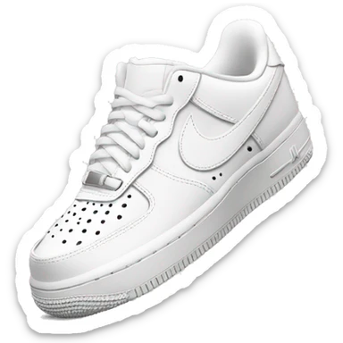 white nike airforce sticker