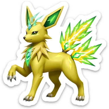 Zygarde-Electrike-Jolteon-Manectric-Fakémon-fusion, full body sticker
