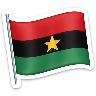 Pan African Flag sticker