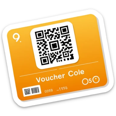 ACCEPTED PARTICIPATION METHODS — Voucher with QR code sticker