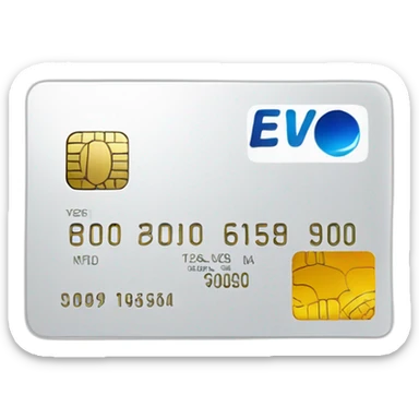 Credit card with big euro sign sticker