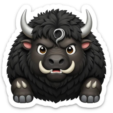 Black Bison sticker