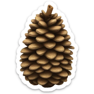 pine cone sticker