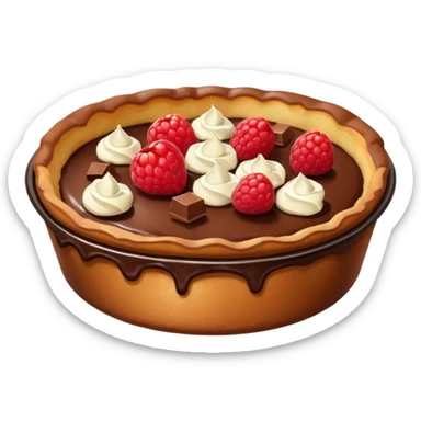 chocolate dutch baby sticker