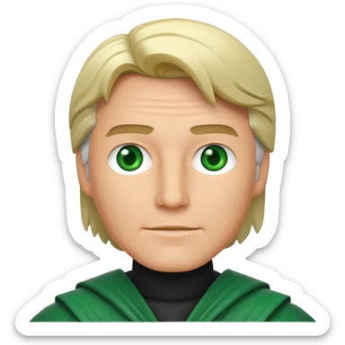 Lloyd garmadon from  LEGO Ninjago if he was humanized, emoji style sticker