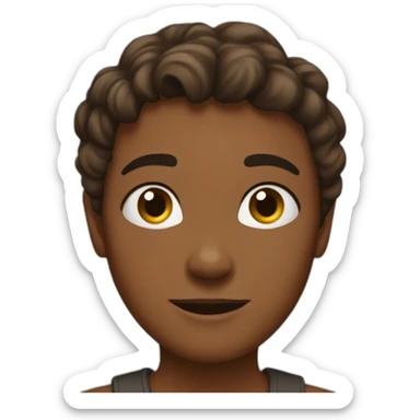 Milly boby brown sticker