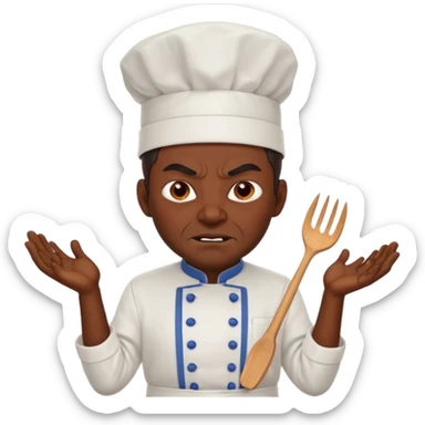 LUCIFER CHEF DEVIL ATTITUDE sticker