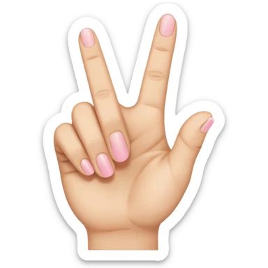 emoji similar to the middle finger emoji but with only the pinky finger raised sticker