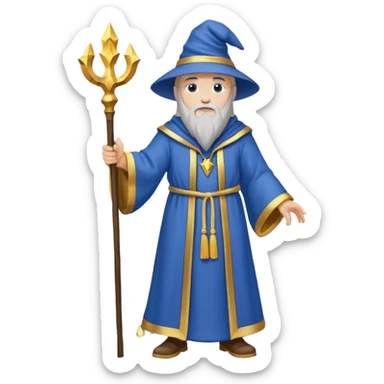 Wizard on the igloo sticker