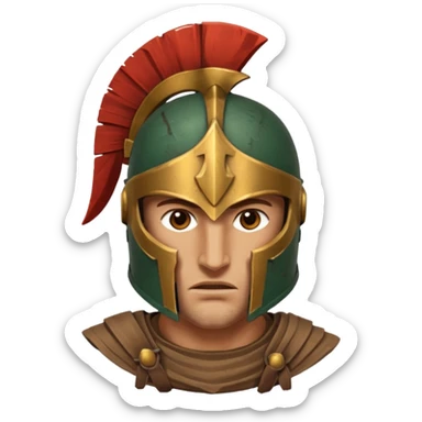 Spartan HOPLITE  face sticker