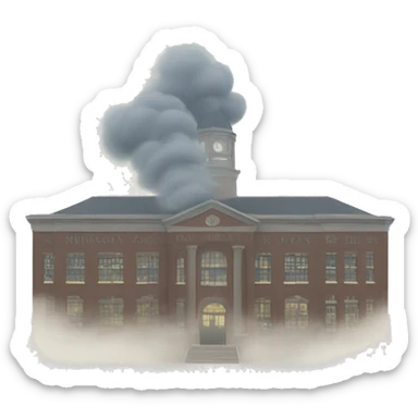 University of Michigan fog sticker