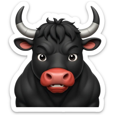 Ferdinand (black) from the Ferdinand disney movie sticker