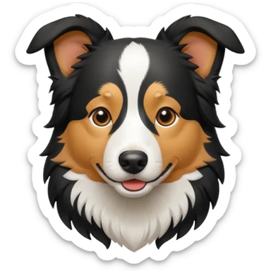 Border collie sticker