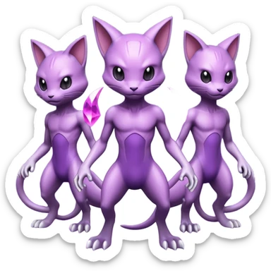 Genesect-Sableye-Mewtwo-Mew-fusion sticker