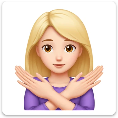 A girl opening her arms for hug sticker