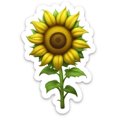 sunflower from plants vs zombies sticker