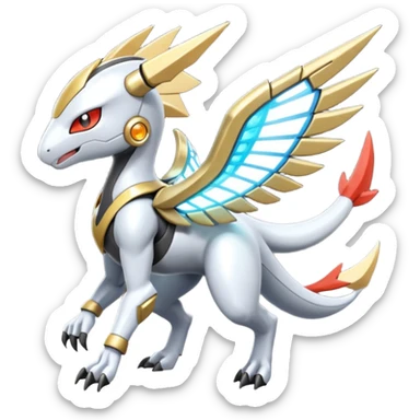 Meloetta-Latias-Wargreymon-Protogen-Pokémon-Digimon-Fakémon-fusion-hybrid-creature sticker